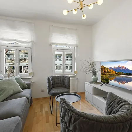 Apartamento Domeky 2,2m Bett, Zentral, Glasfaser Für Business, Crews, Familien Backnang